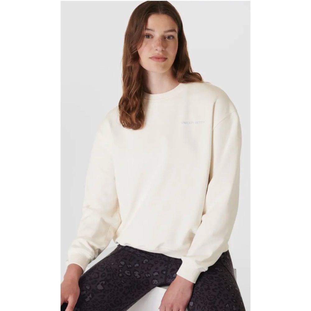 SWEATY BETTY Revive Crewneck Cotton Blend Sweatshirt ❤️NWT IN STORES❤️